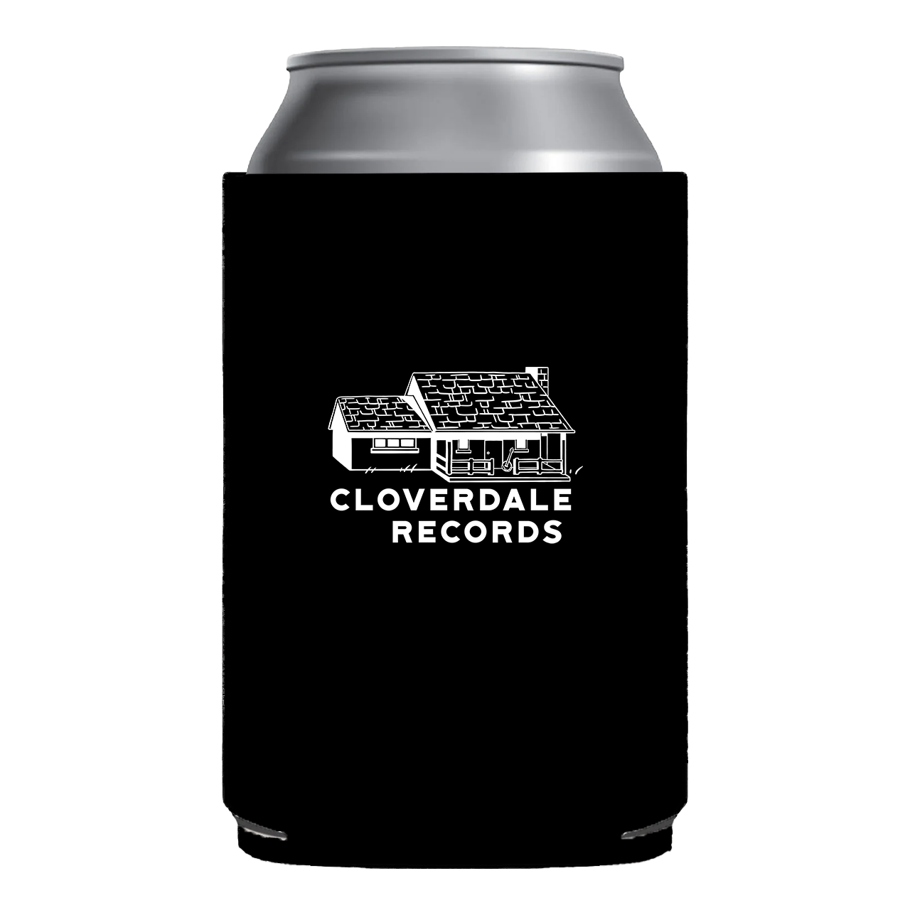 Black Logo Koozie