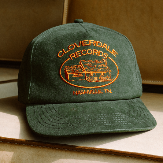 Green Embroidered Hat