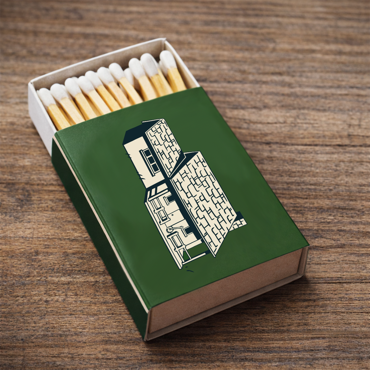 Green House Matchbox
