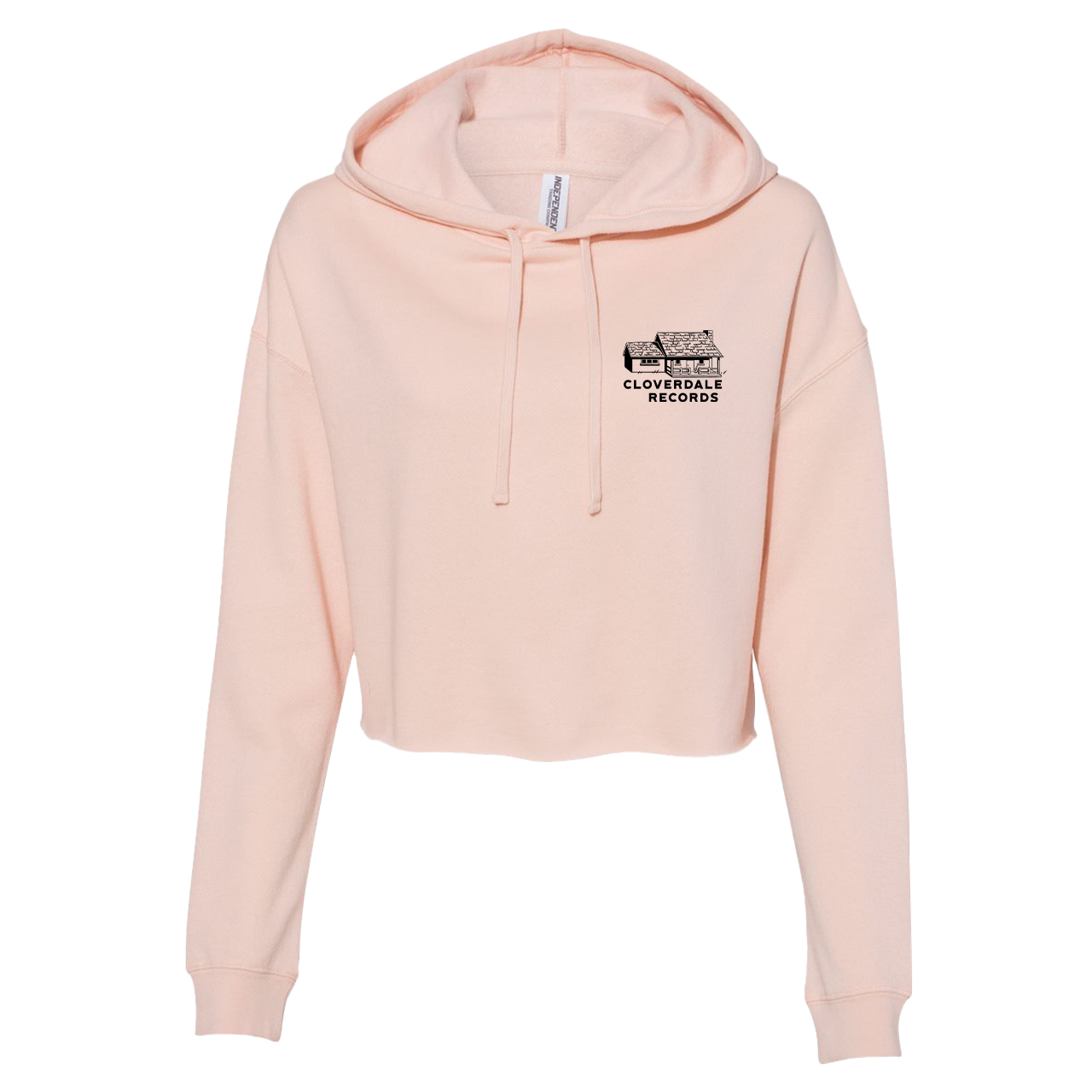 Cloverdale Records Cropped Hoodie