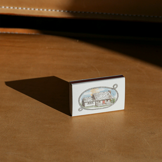 Rope Watercolor House Matchbox